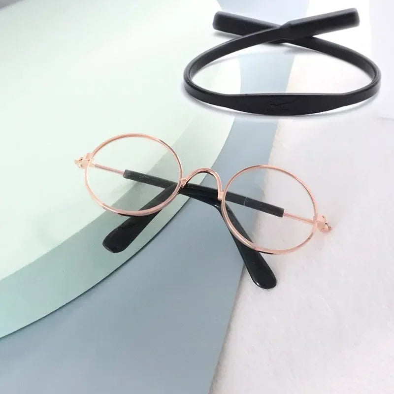 Cat Sunglasses Summer Outdoor Puppy UV Protection Sunglasses Dolls Sun Glasses Small Dog Cosplay Photo Props Cute Pet Sunglasses JJ Pets Supplies Store
