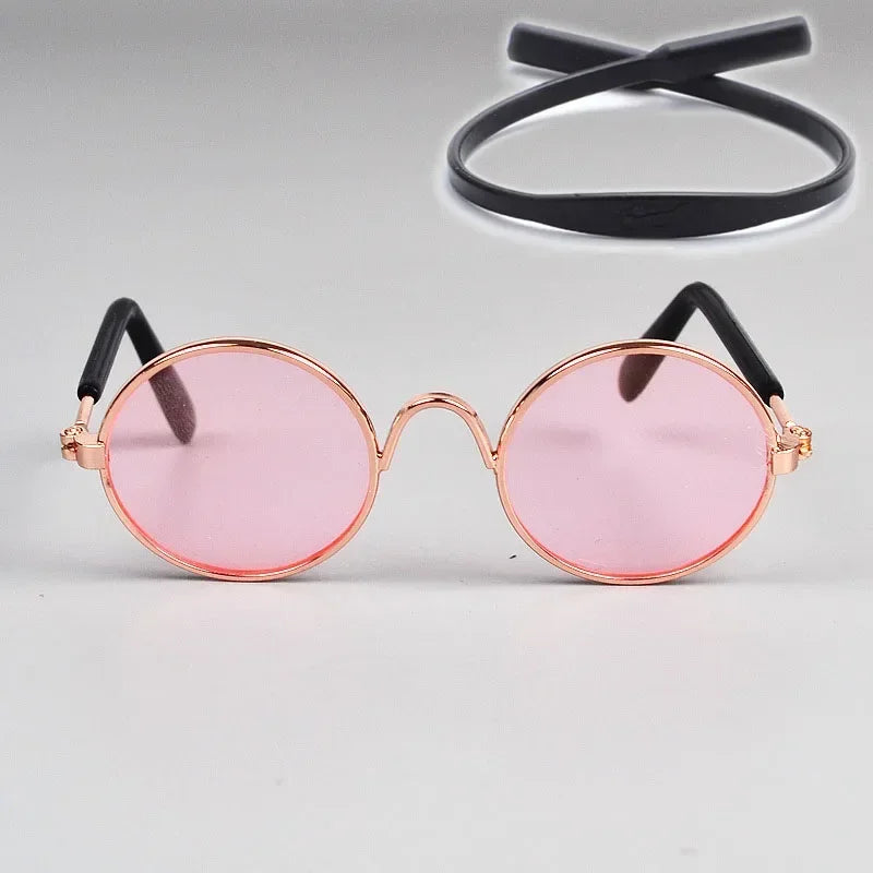 Cat Sunglasses Summer Outdoor Puppy UV Protection Sunglasses Dolls Sun Glasses Small Dog Cosplay Photo Props Cute Pet Sunglasses JJ Pets Supplies Store