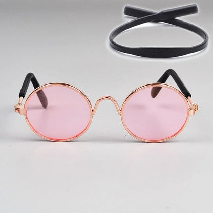 Cat Sunglasses Summer Outdoor Puppy UV Protection Sunglasses Dolls Sun Glasses Small Dog Cosplay Photo Props Cute Pet Sunglasses JJ Pets Supplies Store