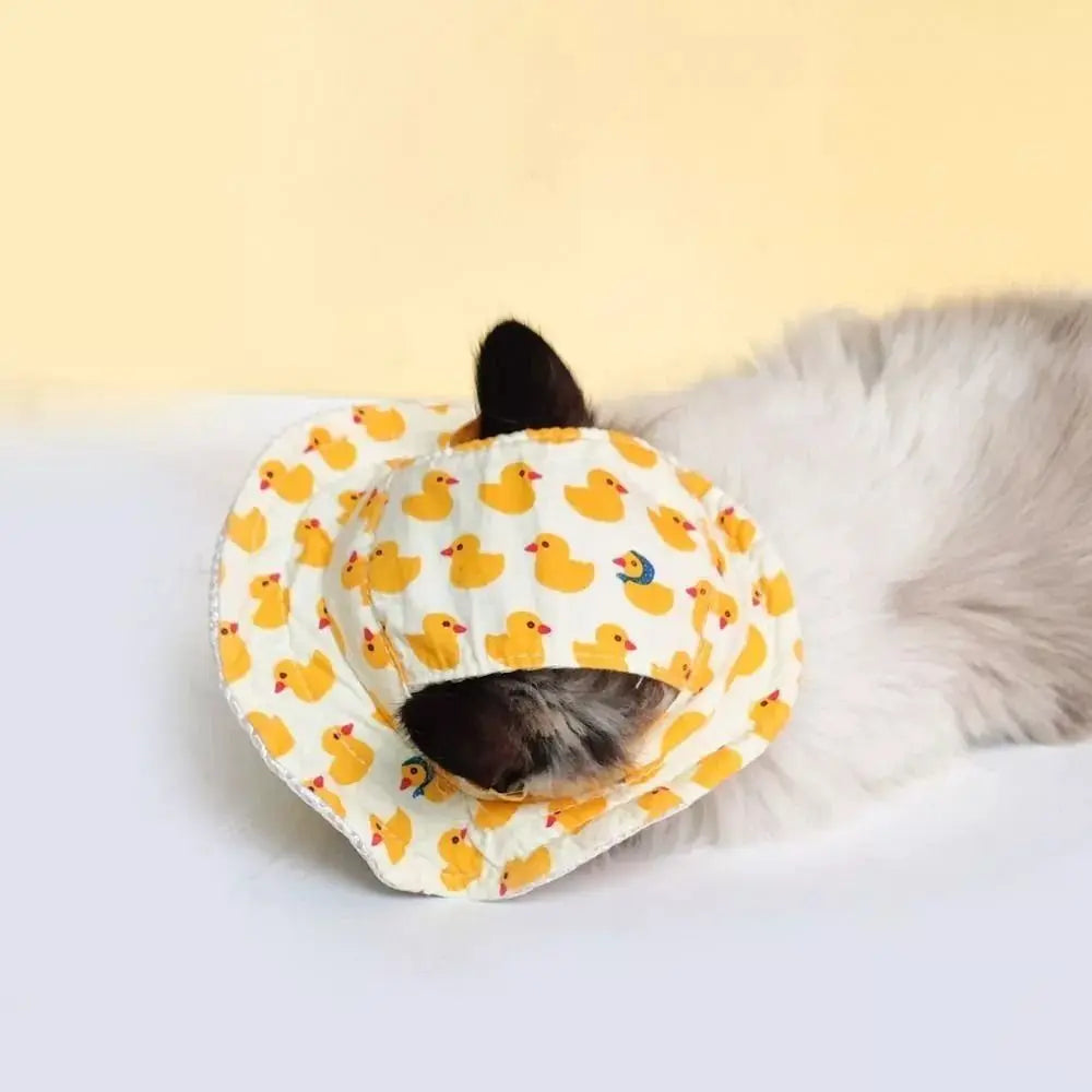 High-quality Adjustable Pet Sun Hat Cat Dog Breathable Dog Sunshade Hats Outdoor Travel Pet Fisherman Hat - My Pet Store