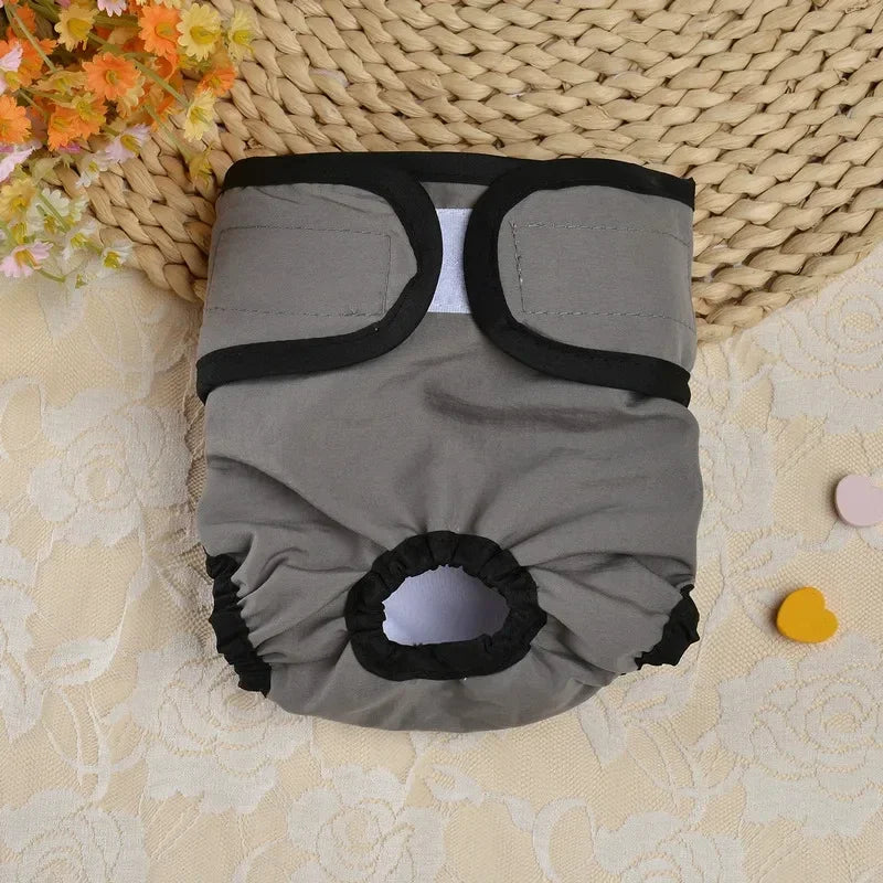 Reusable Sanitary Panties Washable Small Dog Pet Diapers Female Dogs Large Physiological Pants Shorts Male Cats Pet Menstruation Wang Shan Meow Pet Dog Cat Supplies Store