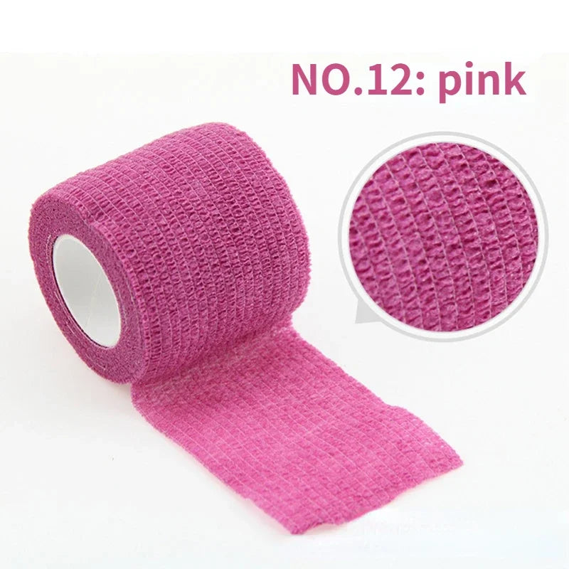 Pet Bandages Anti-fouling Devices Self-adhesive Elastic Bandage Outside Foot Protective Hair Free Cloth Straps for Cats and Dogs - My Pet Store