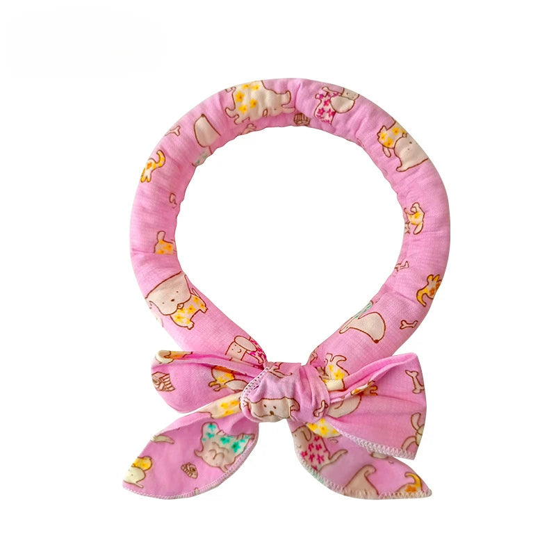 Pet Cooling Ice Scarf Cool Ice Towel Heatstroke Dogs Cats Ice Collar Adjustable Cat Collar Bib prevent heat stroke Dog Supplies daidaidog Store