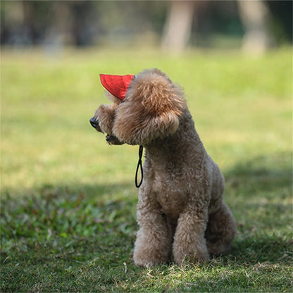 Adjustable Pet Dog Travel Cute Baseball Hat Sun Cap Visor Hat with Ear Holes Outdoor Sport Pet Supplies Xiao Hei Store
