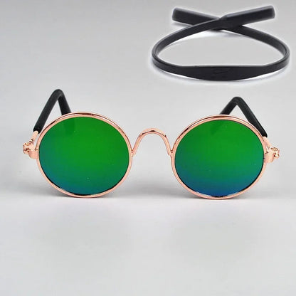 Cat Sunglasses Summer Outdoor Puppy UV Protection Sunglasses Dolls Sun Glasses Small Dog Cosplay Photo Props Cute Pet Sunglasses JJ Pets Supplies Store
