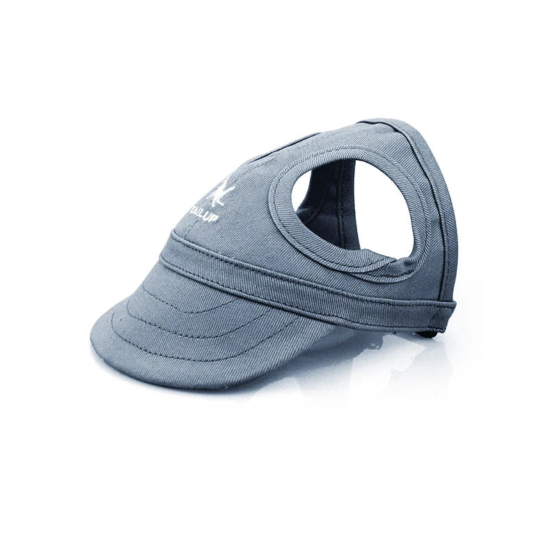 Adjustable Pet Dog Travel Cute Baseball Hat Sun Cap Visor Hat with Ear Holes Outdoor Sport Pet Supplies Xiao Hei Store