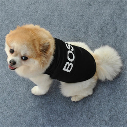 Security Clothing for Dogs Summer Pet Clothes Vest for Small Dogs Chihuahua Yorkshire Puppy Cats Low Price Pets T-shirt Costume TNINGPET Store