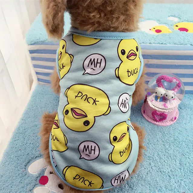 Cute Dog Clothes Soft Puppy Pajamas Outfits Pet Clothing for Small Dogs tshirts Spring Summer Yorkies Chihuahua Clothes 12c30 doagk Official Store