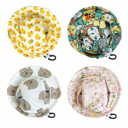 High-quality Adjustable Pet Sun Hat Cat Dog Breathable Dog Sunshade Hats Outdoor Travel Pet Fisherman Hat - My Pet Store
