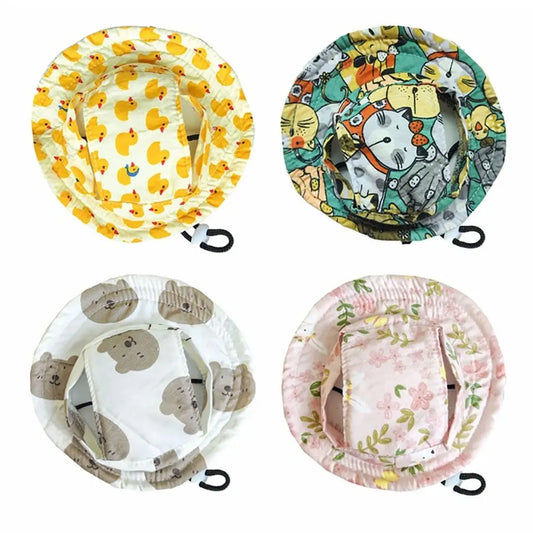 High-quality Adjustable Pet Sun Hat Cat Dog Breathable Dog Sunshade Hats Outdoor Travel Pet Fisherman Hat - My Pet Store