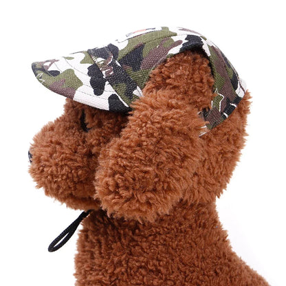 Fashionable Cute Pet Dog Cat Puppy Hat Baseball Visor Hat Puppy Grooming Dress Up Hat Peaked Cap Sunbonnet Outdoor Topee E-Smart Store