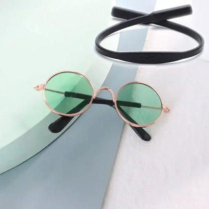 Cat Sunglasses Summer Outdoor Puppy UV Protection Sunglasses Dolls Sun Glasses Small Dog Cosplay Photo Props Cute Pet Sunglasses JJ Pets Supplies Store