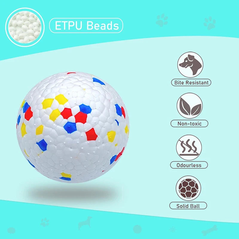 Bite Resistant Solid Dog Ball Toys for Small Large Dogs High Elasticity E-TPU Pet Chew Ball Toy Non Squeak Interactive Puppy Toy Bobit Store