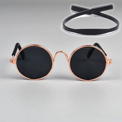Cat Sunglasses Summer Outdoor Puppy UV Protection Sunglasses Dolls Sun Glasses Small Dog Cosplay Photo Props Cute Pet Sunglasses JJ Pets Supplies Store