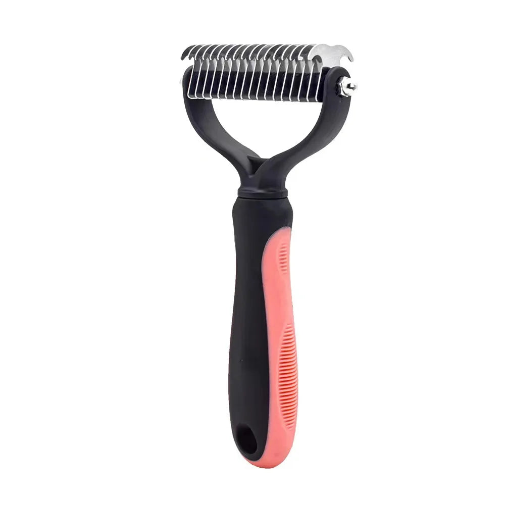 Professional Pet Deshedding Brush Dog Hair Remover Pet Fur Knot Cutter Puppy Cat Comb Brushes Dogs Grooming Shedding Supplies Bobit Store