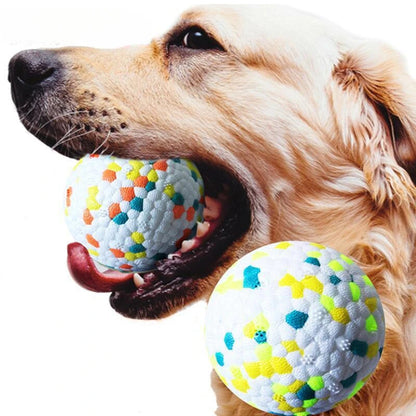 Bite Resistant Solid Dog Ball Toys for Small Large Dogs High Elasticity E-TPU Pet Chew Ball Toy Non Squeak Interactive Puppy Toy Bobit Store