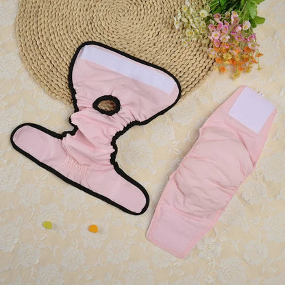 Reusable Sanitary Panties Washable Small Dog Pet Diapers Female Dogs Large Physiological Pants Shorts Male Cats Pet Menstruation Wang Shan Meow Pet Dog Cat Supplies Store
