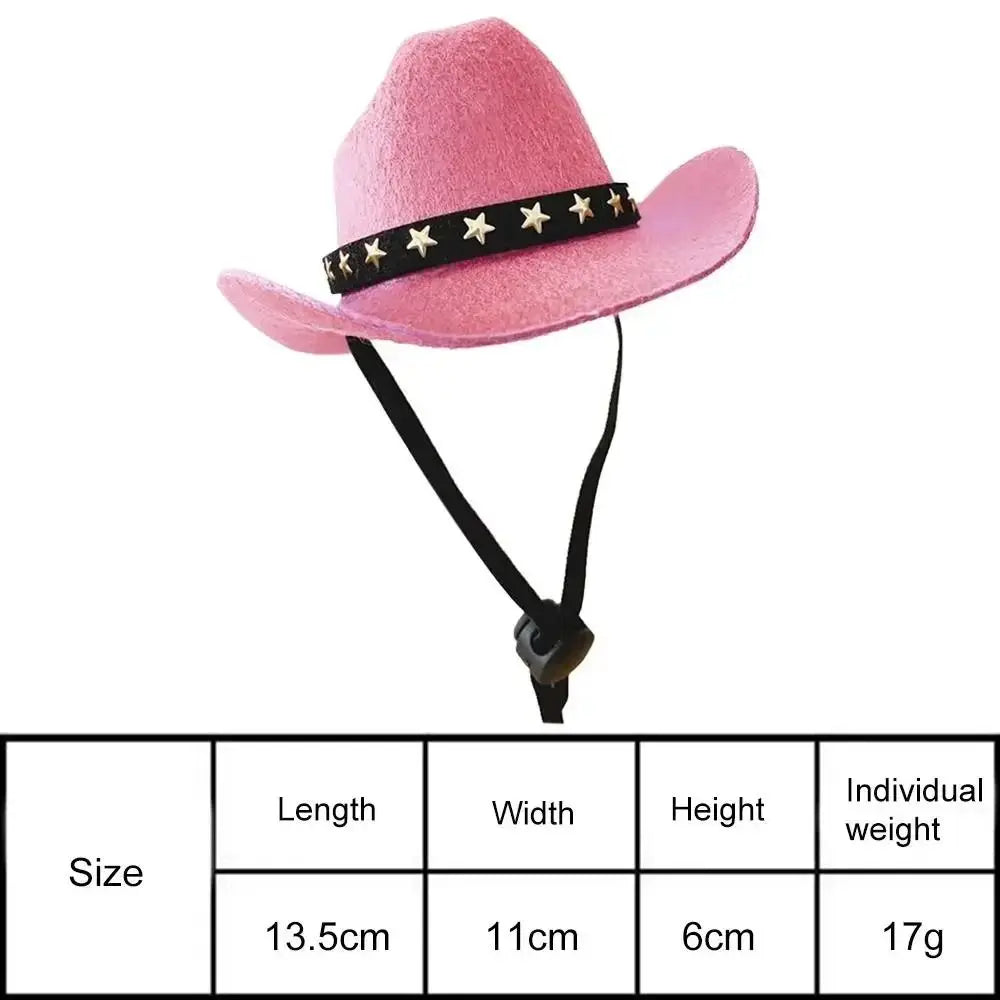 Adjustable Funny Pet Dog Hat Outdoor Summer Pet Accessories Dogs Cats Headwear Cowboy Hats Dog Cat Cosy Home Furnishings Store