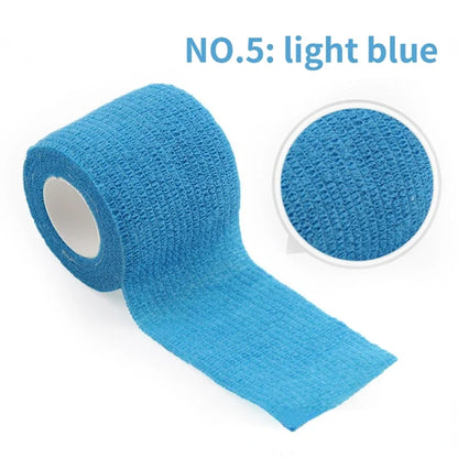 Pet Bandages Anti-fouling Devices Self-adhesive Elastic Bandage Outside Foot Protective Hair Free Cloth Straps for Cats and Dogs - My Pet Store