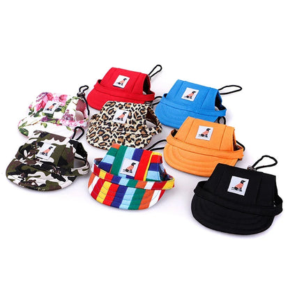 Fashionable Cute Pet Dog Cat Puppy Hat Baseball Visor Hat Puppy Grooming Dress Up Hat Peaked Cap Sunbonnet Outdoor Topee E-Smart Store