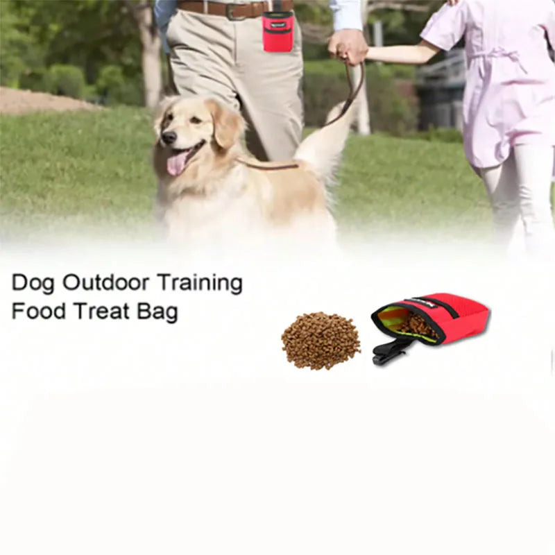 Pet Dog Puppy Training Treat Snack Bait Pet Feed Pocket Pouch Obedience Agility Pouch Food Bag Pocket Snack Reward Waist Bag Tinkerbell shop Store