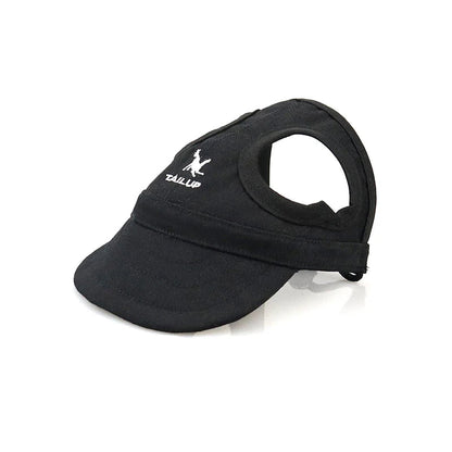 Adjustable Pet Dog Travel Cute Baseball Hat Sun Cap Visor Hat with Ear Holes Outdoor Sport Pet Supplies Xiao Hei Store