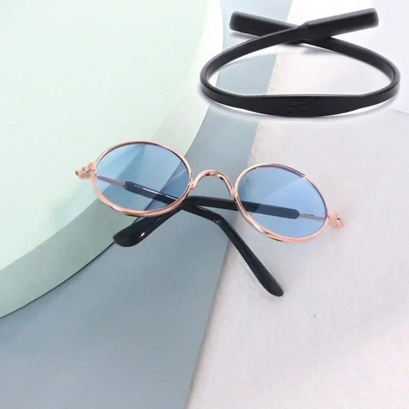 Cat Sunglasses Summer Outdoor Puppy UV Protection Sunglasses Dolls Sun Glasses Small Dog Cosplay Photo Props Cute Pet Sunglasses JJ Pets Supplies Store