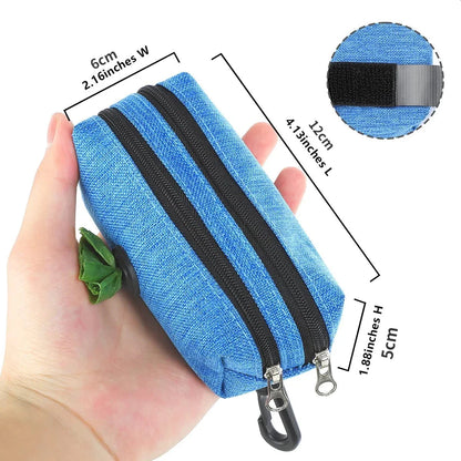 Pet Dog Poop Bag Dispenser Storage Bag Products Pet Waste Bags Carrier Dog Walking Accessories  Cleaning Supplies Bobit Store