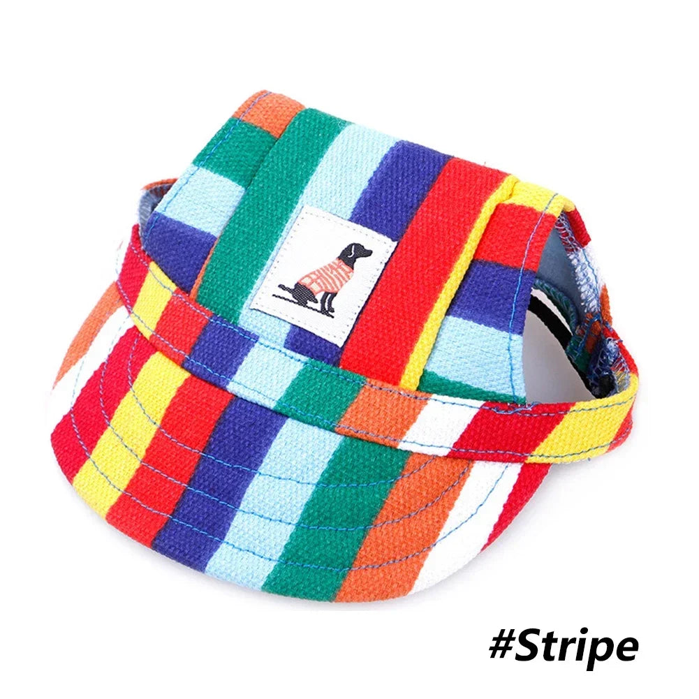 Fashionable Cute Pet Dog Cat Puppy Hat Baseball Visor Hat Puppy Grooming Dress Up Hat Peaked Cap Sunbonnet Outdoor Topee E-Smart Store