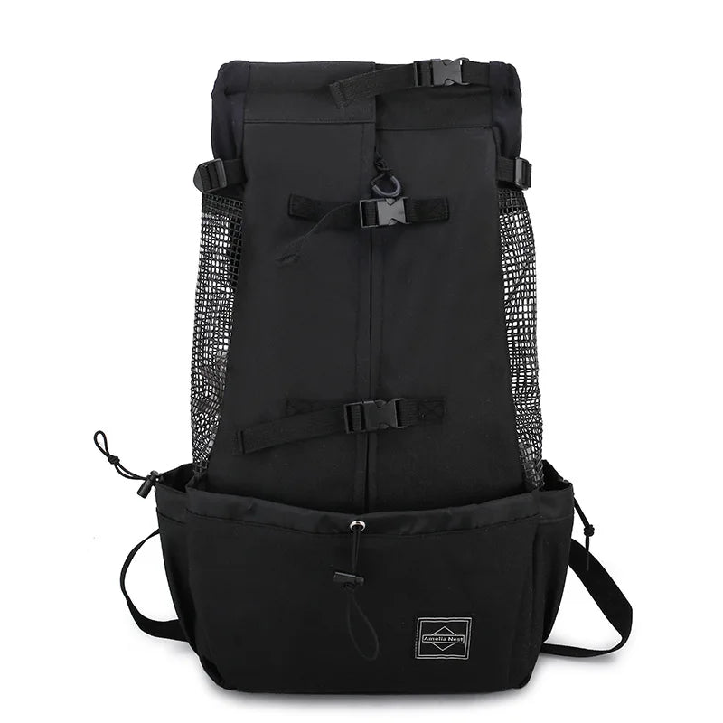Strong Nylon Dog Carrier Backpack for Small Medium Dogs High Quality Breathable Cycling Backpack for Outdoor Travel Pet Supplies TNINGPET Store