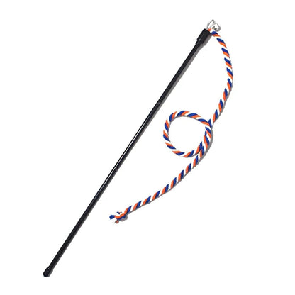 Cat Toy Interactive Teasing Rod with Rope for Cats to Chew and Chase Kitten Teaser Toy Pet Cats Wand Toys Stick Toy TAOZI Dropshipping Service Store