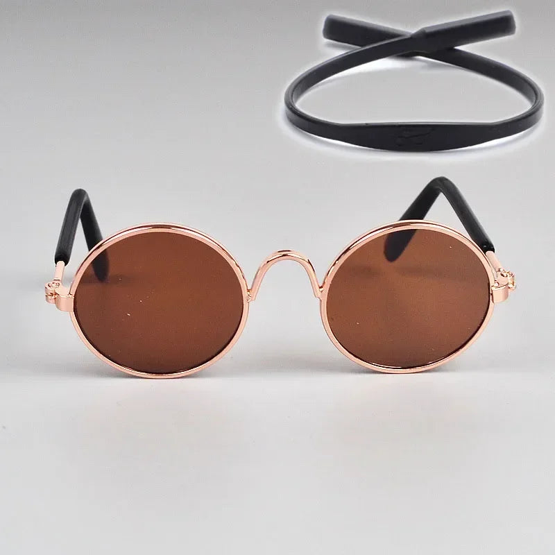 Cat Sunglasses Summer Outdoor Puppy UV Protection Sunglasses Dolls Sun Glasses Small Dog Cosplay Photo Props Cute Pet Sunglasses JJ Pets Supplies Store