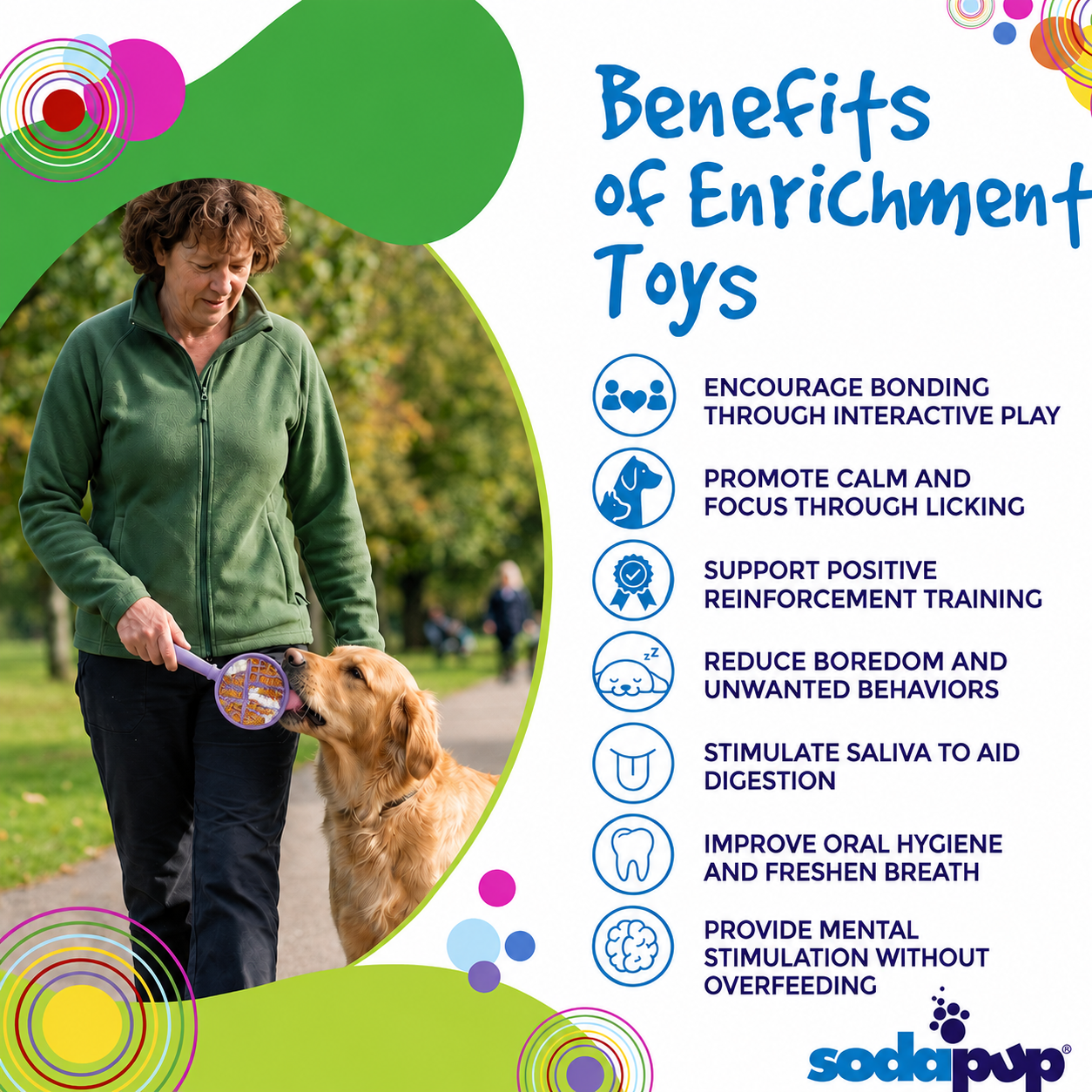 SodaPup eStick Hand-Held Dog Enrichment Lick Stick