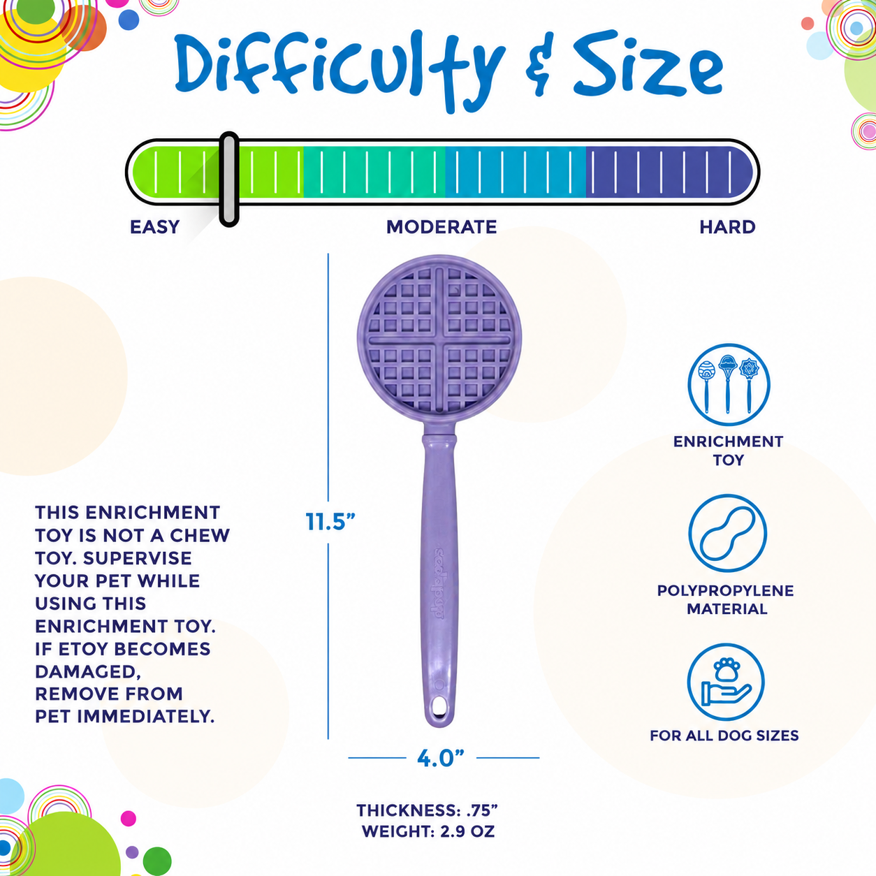 SodaPup eStick Hand-Held Dog Enrichment Lick Stick