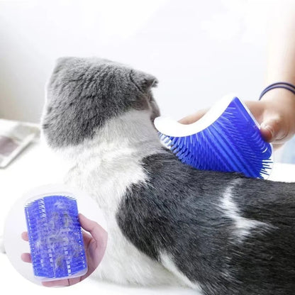 Cat Massage Tool Pet Hair Removal Massage Comb Wall Corner Self Cleaning Rubbing Brush Cats Toys Pet Beauty Supplies N0.1 Dream House Store