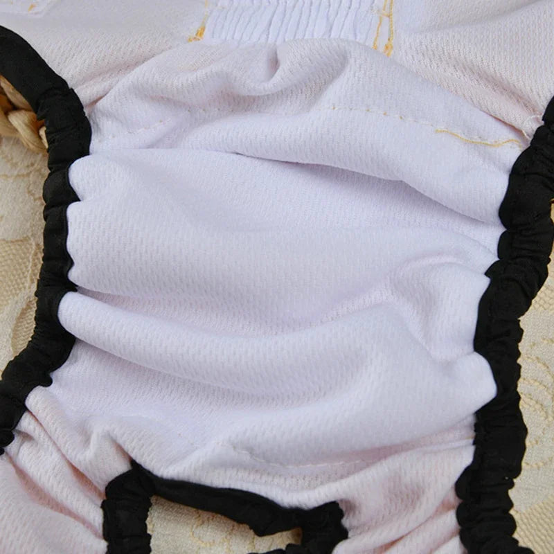 Reusable Sanitary Panties Washable Small Dog Pet Diapers Female Dogs Large Physiological Pants Shorts Male Cats Pet Menstruation Wang Shan Meow Pet Dog Cat Supplies Store