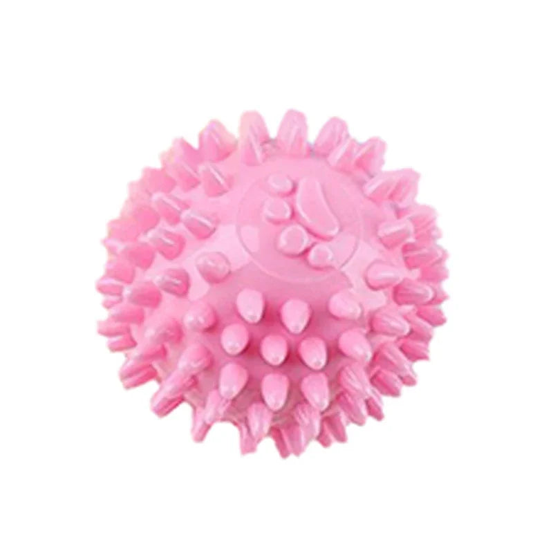 Dog Chew Toys for Cleaning Teeth Pink Soft Rubber Bone Funny Ball Interactive Donut Treat Set for Small Medium Dogs Pet Gifts Shop1103191158 Store