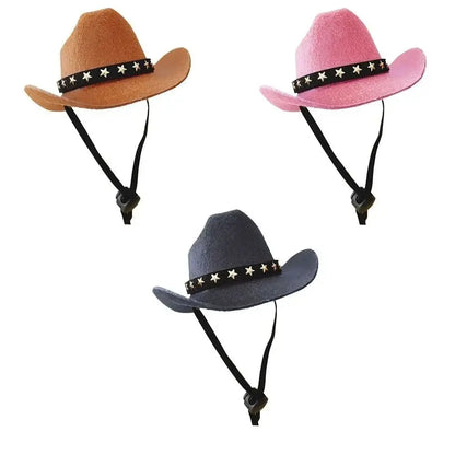 Adjustable Funny Pet Dog Hat Outdoor Summer Pet Accessories Dogs Cats Headwear Cowboy Hats Dog Cat Cosy Home Furnishings Store