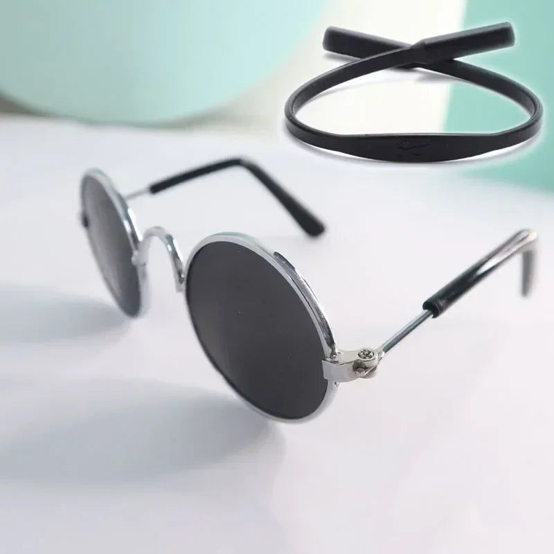 Cat Sunglasses Summer Outdoor Puppy UV Protection Sunglasses Dolls Sun Glasses Small Dog Cosplay Photo Props Cute Pet Sunglasses JJ Pets Supplies Store