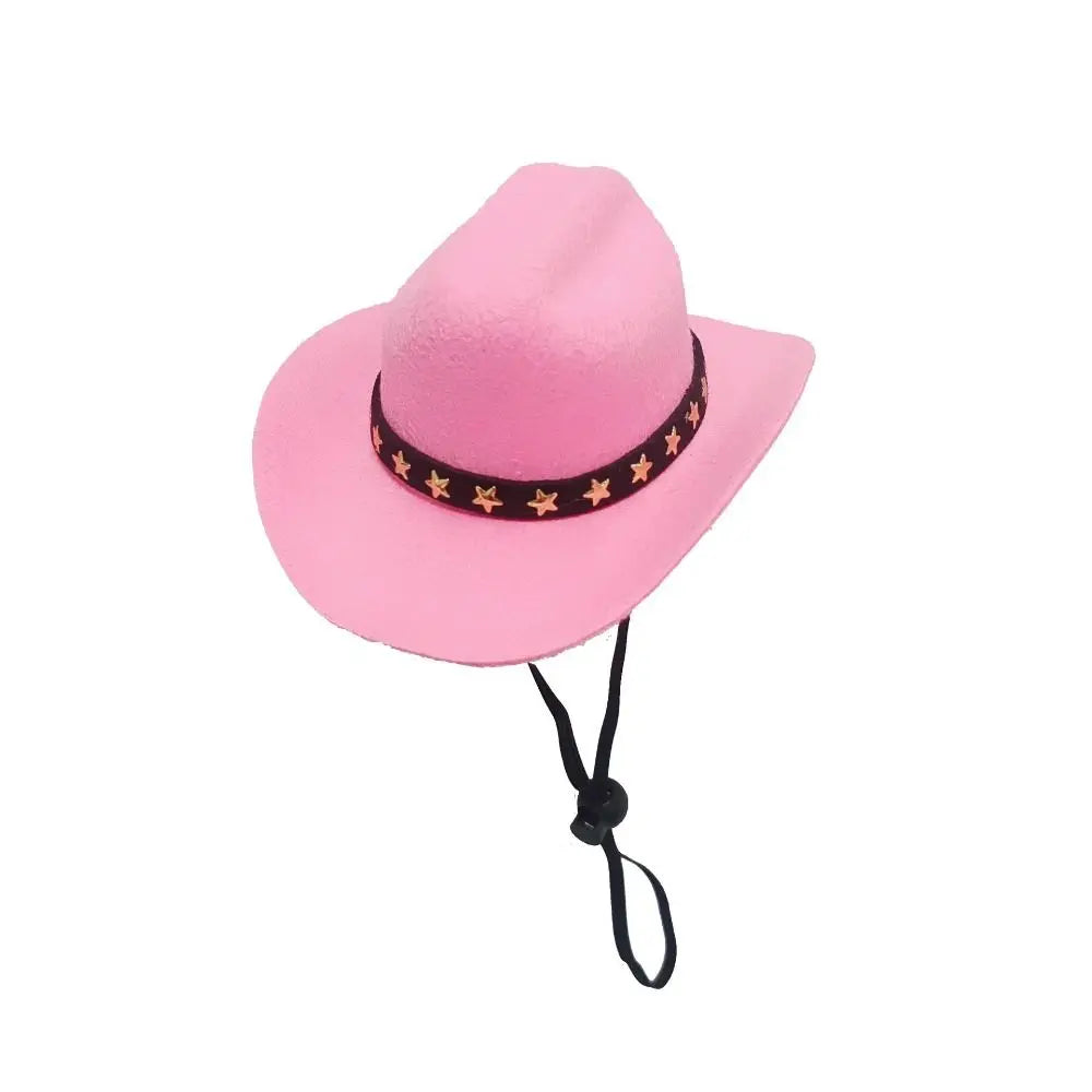 Adjustable Funny Pet Dog Hat Outdoor Summer Pet Accessories Dogs Cats Headwear Cowboy Hats Dog Cat Cosy Home Furnishings Store
