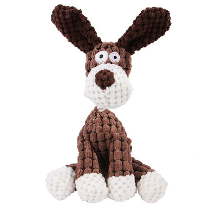 Pet Dog Molar Toy Vent Training Corduroy Monkey Pig Voice Plush Toy Dog Tooth Cleaning Supplie Dog Toys for Large Dogs Bobit Store