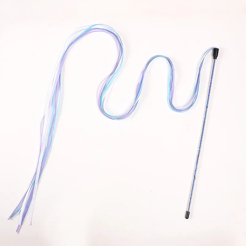 Cat Toy Interactive Teasing Rod with Rope for Cats to Chew and Chase Kitten Teaser Toy Pet Cats Wand Toys Stick Toy TAOZI Dropshipping Service Store