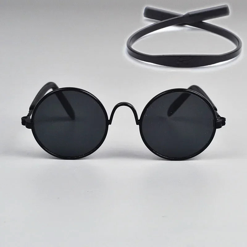 Cat Sunglasses Summer Outdoor Puppy UV Protection Sunglasses Dolls Sun Glasses Small Dog Cosplay Photo Props Cute Pet Sunglasses JJ Pets Supplies Store