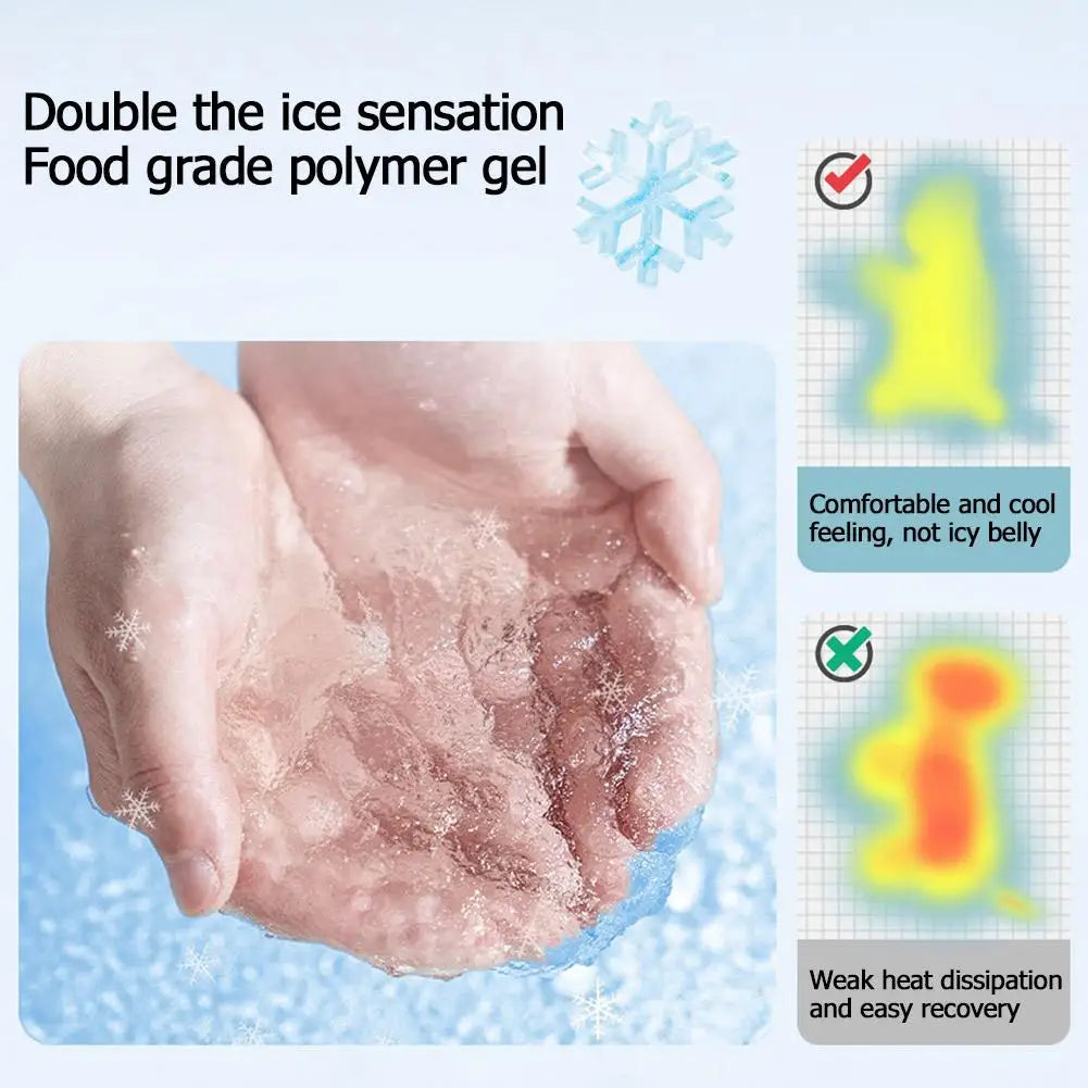 Summer Pet Cooling Pad Ice Crystal Gel Cool Down Cat To Dog Pet Grasp Bed Resistance Collapsible Rectangle Pad Accessories Love Life Home 2023 Store