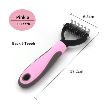Professional Pet Deshedding Brush Dog Hair Remover Pet Fur Knot Cutter Puppy Cat Comb Brushes Dogs Grooming Shedding Supplies Bobit Store