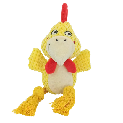 Stuffed Raw Small Joint Dog Plush Chew Toy Indestructible Bite Resistant Sound Puppy Squeaker Dogs Rattle For Pet Toys Supplies YUANTENG Crafts Factory Store