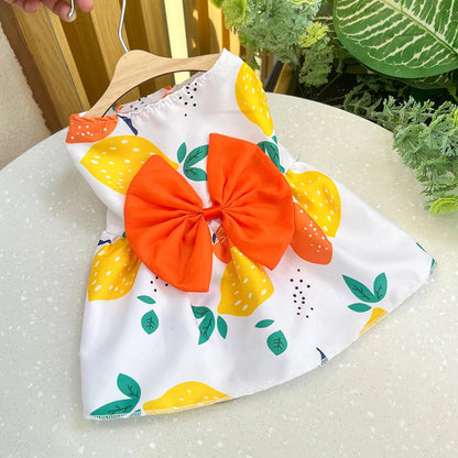 Dog Princess Dress Spring Summer Kitten Pet Skirt Cute Dog Dress Bow Lace for Small Medium Puppy Poodle Chihuahua Simbuid Official Store