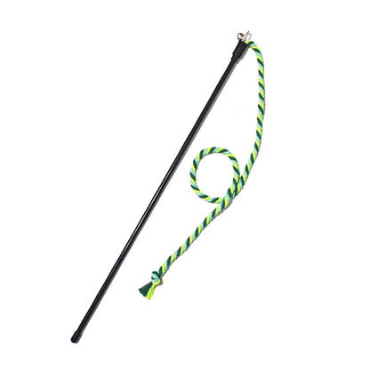 Cat Toy Interactive Teasing Rod with Rope for Cats to Chew and Chase Kitten Teaser Toy Pet Cats Wand Toys Stick Toy TAOZI Dropshipping Service Store