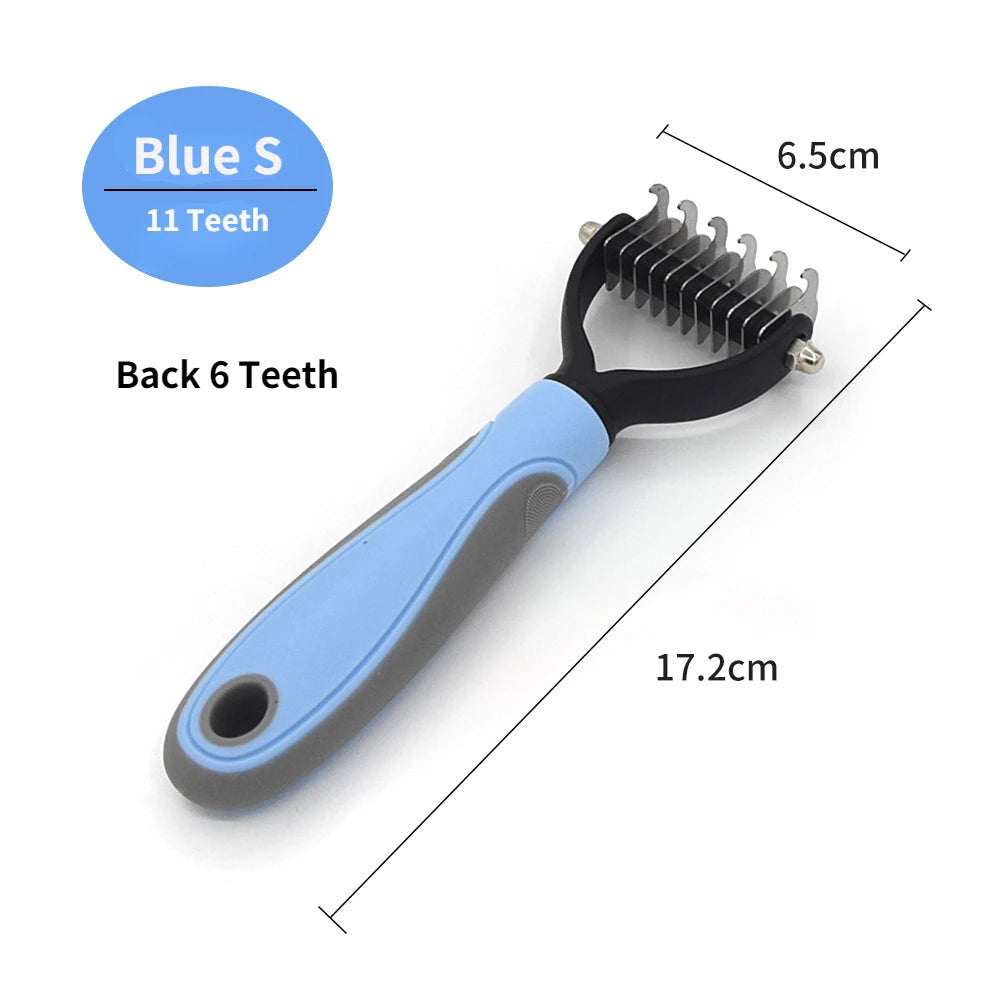 Professional Pet Deshedding Brush Dog Hair Remover Pet Fur Knot Cutter Puppy Cat Comb Brushes Dogs Grooming Shedding Supplies Bobit Store