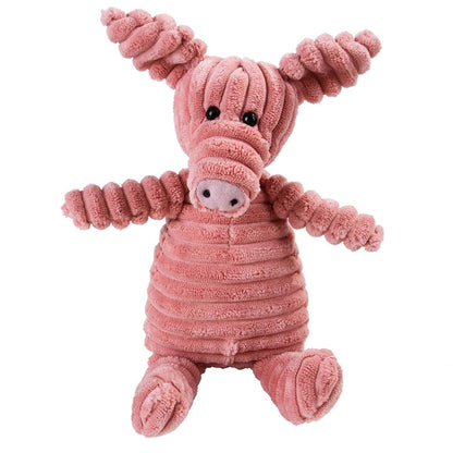 Pet Dog Molar Toy Vent Training Corduroy Monkey Pig Voice Plush Toy Dog Tooth Cleaning Supplie Dog Toys for Large Dogs Bobit Store